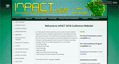 Desktop Screenshot of inpact-psychologyconference.org